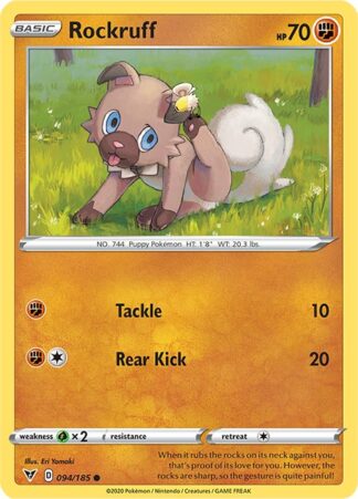 Rockruff SWSH04: Vivid Voltage 094/185