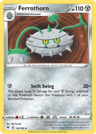 Ferrothorn SWSH04: Vivid Voltage 124/185