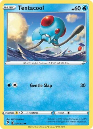 Tentacool SWSH07: Evolving Skies 026/203