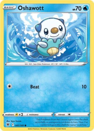 Oshawott SWSH10: Astral Radiance 041/189