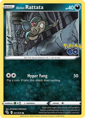 Alolan Rattata Pokemon GO 041/078