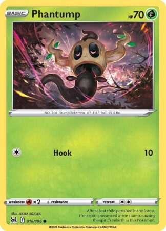 Phantump SWSH11: Lost Origin 016/196
