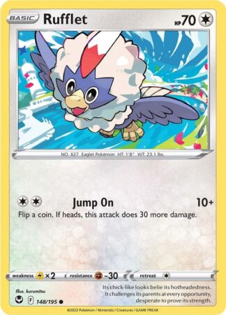 Rufflet SWSH12: Silver Tempest 148/195
