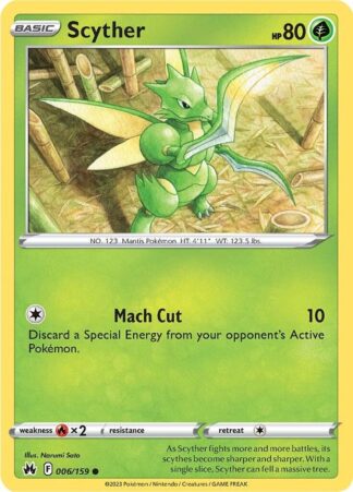 Scyther SWSH: Crown Zenith 006/159