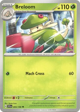 Breloom SV01: Scarlet & Violet Base Set 004/198