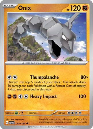 Onix SV: Scarlet & Violet 151 095/165