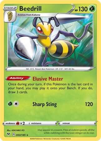 Beedrill SWSH04: Vivid Voltage 003/185