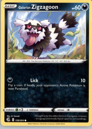 Galarian Zigzagoon SWSH08: Fusion Strike 159/264