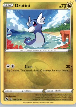 Dratini SWSH12: Silver Tempest 129/195
