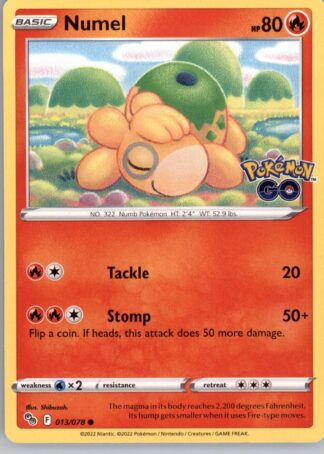 Numel Pokemon GO 013/078
