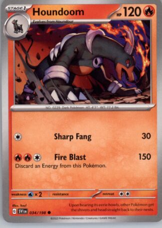 Houndoom SV01: Scarlet & Violet Base Set 034/198