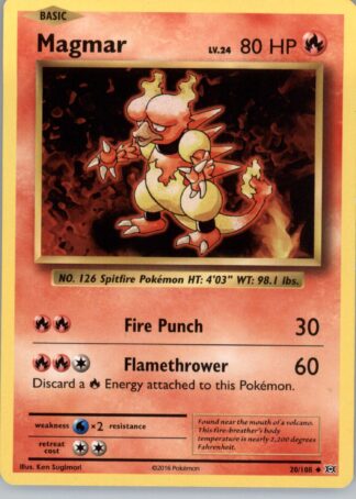 Magmar XY - Evolutions 20/108