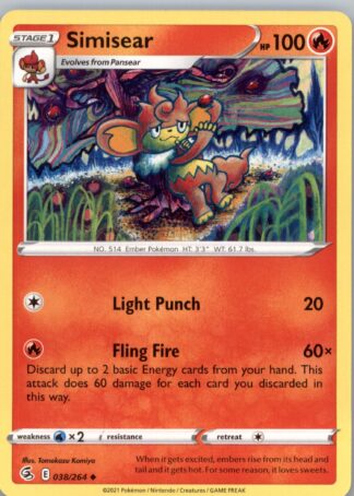 Simisear SWSH08: Fusion Strike 038/264