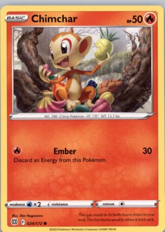 Chimchar SWSH09: Brilliant Stars 024/172