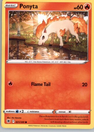 Ponyta SWSH10: Astral Radiance 021/189