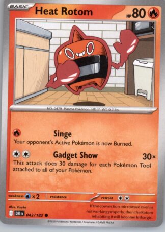 Heat Rotom SV10: Destined Rivals 043/182