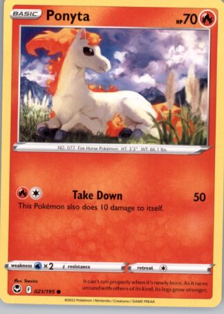 Ponyta SWSH12: Silver Tempest 021/195 (Normal)
