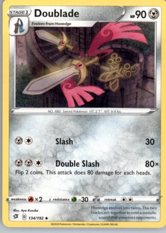 Doublade SWSH02: Rebel Clash 134/192