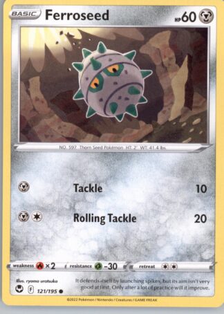 Ferroseed SWSH12: Silver Tempest 121/195