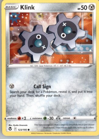 Klink SWSH12: Silver Tempest 123/195