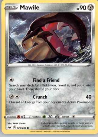 Mawile SWSH01: Sword & Shield Base Set 129/202