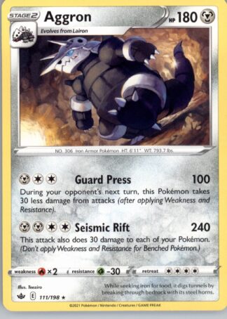 Aggron SWSH06: Chilling Reign 111/198