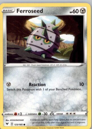 Ferroseed SWSH04: Vivid Voltage 123/185