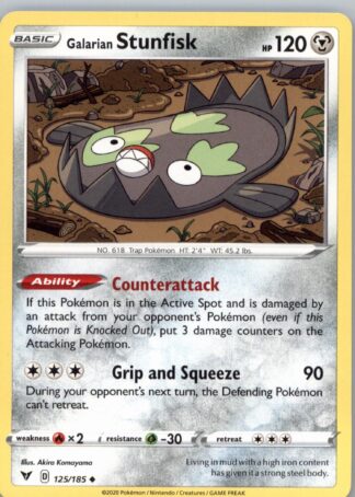 Galarian Stunfisk SWSH04: Vivid Voltage 125/185