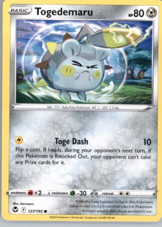 Togedemaru SWSH12: Silver Tempest 127/195
