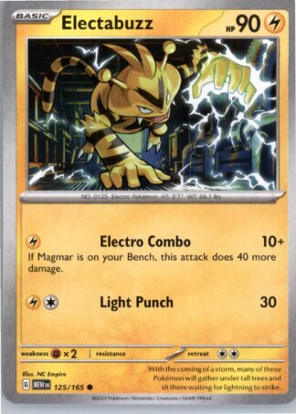 Electabuzz SV: Scarlet & Violet 151 125/165