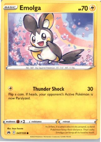 Emolga SWSH: Crown Zenith 047/159