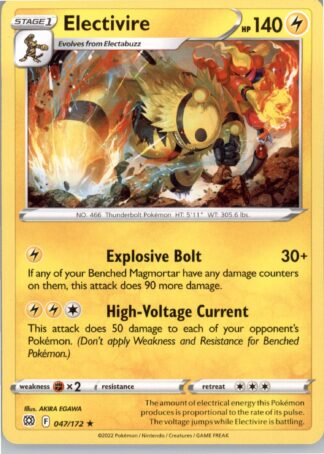 Electivire SWSH09: Brilliant Stars 047/172