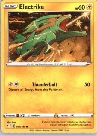 Electrike SWSH03: Darkness Ablaze 058/189 (Damaged)