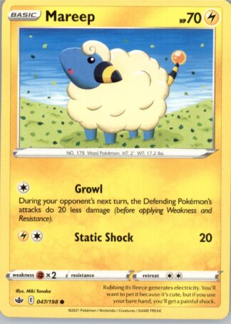 Mareep SWSH06: Chilling Reign 047/198
