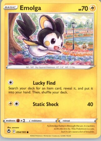 Emolga SWSH12: Silver Tempest 054/195