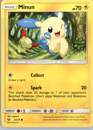 Minun Shining Legends 34/73
