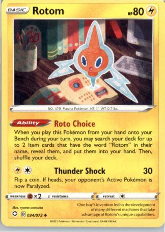 Rotom Shining Fates 034/072