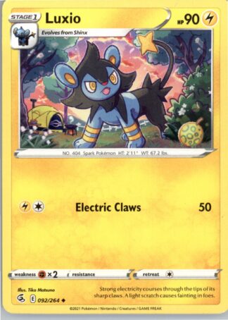 Luxio SWSH08: Fusion Strike 092/264