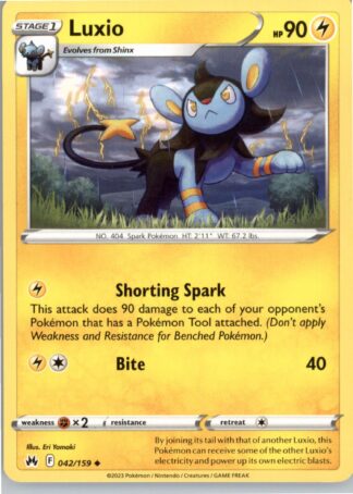 Luxio (42) SWSH: Crown Zenith 042/159