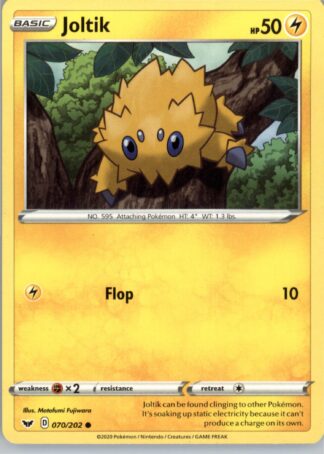 Joltik SWSH01: Sword & Shield Base Set 070/202