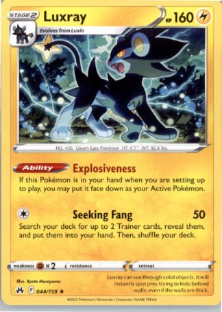 Luxray (44) SWSH: Crown Zenith 044/159