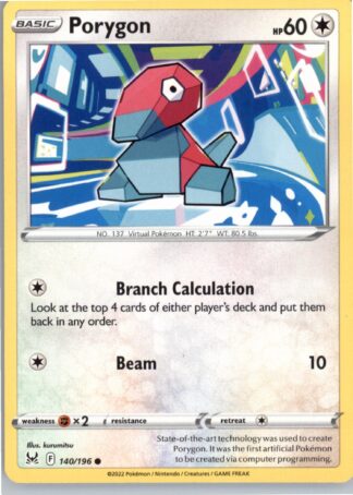 Porygon SWSH11: Lost Origin 140/196