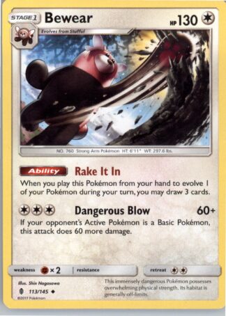Bewear SM - Guardians Rising 113/145