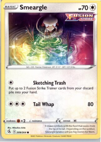 Smeargle SWSH08: Fusion Strike 209/264