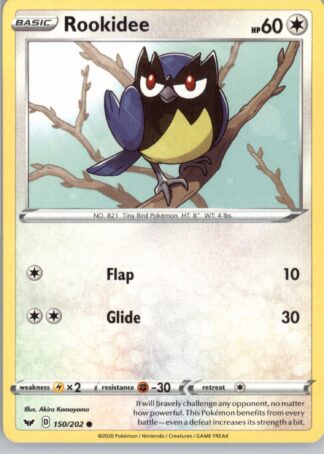Rookidee SWSH01: Sword & Shield Base Set 150/202