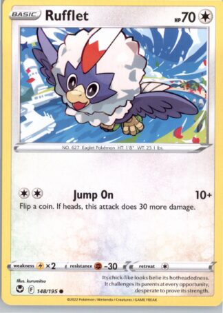 Rufflet SWSH12: Silver Tempest 148/195