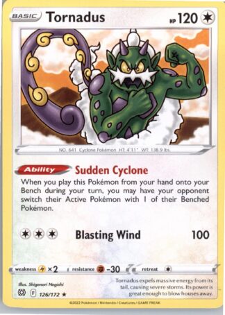 Tornadus SWSH09: Brilliant Stars 126/172