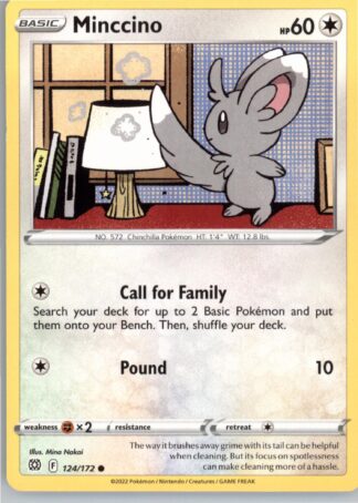 Minccino SWSH09: Brilliant Stars 124/172