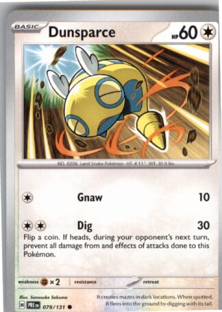Dunsparce SV: Prismatic Evolutions 079/131
