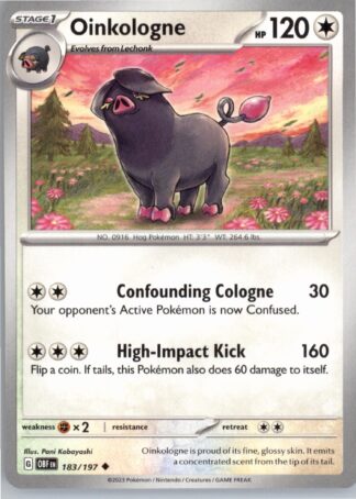 Oinkologne SV03: Obsidian Flames 183/197